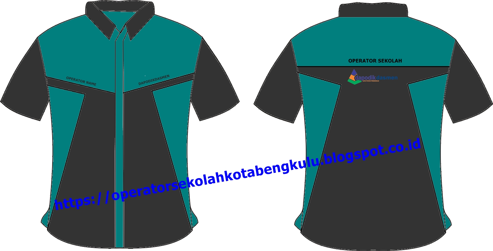 Download Desain Baju  Operator  Sekolah  Desaprojek